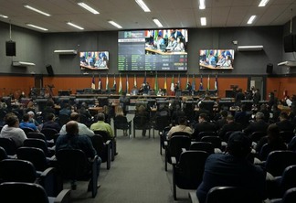 O plenário da Assembleia nesta terça-feira (Foto: Jader Souza/SupCom ALE-RR)