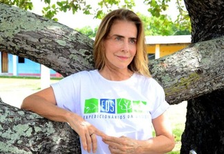 A atriz Maitê Proença, em entrevista exclusiva à Folha, explica participação na ONG EDS (Foto: Nilzete Franco/FolhaBV)