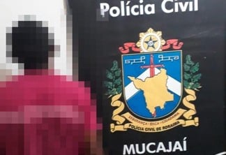 Polícia Civil encontrou o acusado após uma denúncia anônima revelar que ele estava morando na casa de familiares em um bairro de Mucajaí (Foto: Divulgação)