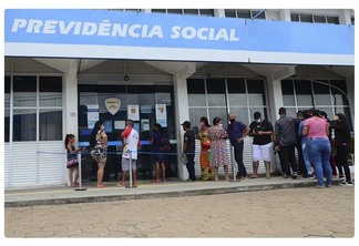 Instituto Nacional do Seguro Social, no Centro de Boa Vista (Foto: Nilzete Franco/FolhaBV)