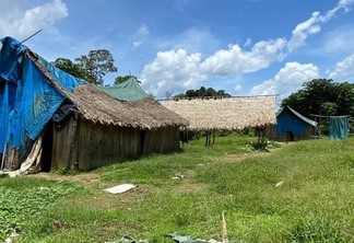 Comunidade indígena Aracaçá fica na Terra Indígena Yanomami (Foto: Divulgação/Junior Hekurari Yanomami)