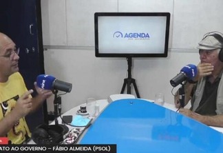 Fábio Almeida em entrevista ao Agenda da Semana (Foto: Reprodução/Youtube)
