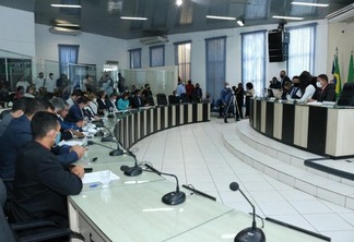 Plenário Estácio Pereira de Mello, da Câmara Municipal de Boa Vista (Foto: Nilzete Franco/FolhaBV)