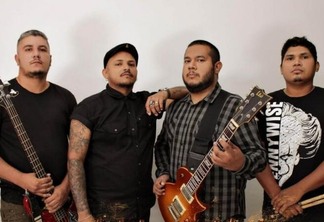 Formado por Yuri Lopes (vocal), Jacy Neto (guitarra), Kássio Carvalho (baixo) e André Gomes (bateria) (Foto: Arquivo pessoal)