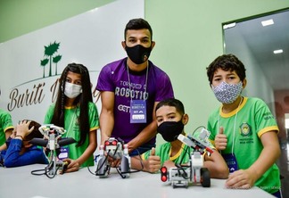 Desde 2016, a robótica é desenvolvida no CCTI e até então já atendeu 1.500 alunos (Foto: Divulgação)