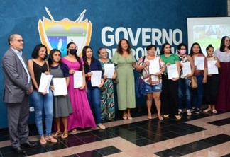 Cerimônia de liberação de crédito foi realizada no Palácio Senador Hélio Campos (Foto: Nilzete Franco/FolhaBV)