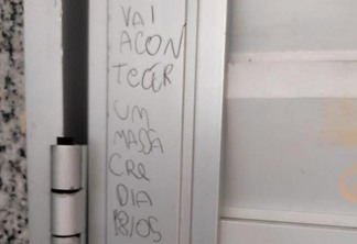 Mensagem deixada em banheiro ganhou repercussão nas redes sociais (Foto: Divulgação)