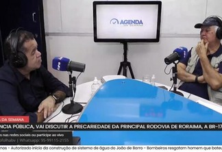 O deputado Jânio Xingu foi o entrevistado pelo economista Getúlio Cruz, na rádio Folha FM, neste domingo (Foto: Reprodução)
