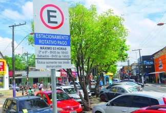 A Zona Azul, de acordo com o decreto 154/E de 24 de outubro de 2017, seria implantada em 19 ruas e no bolsão (área interna) do Centro Cívico (Foto: Arquivo FolhaBV)