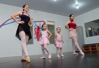 Quase todas as atividades do ballet infantil aprimoram a coordenação motora, durante uma dança não há comunicação verbal, por isso a expressão corporal é muito explorada (Foto: Nilzete Franco /FolhaBV)