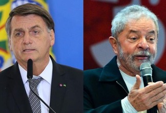 O presidente Jair Bolsonaro e o ex-presidente Lula (Fotos: Fabio Rodrigues Pozzebom e Antonio Cruz/Agência Brasil)