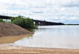Atualmente, o Rio Branco, principal rio de Roraima, apresenta cota de 6,85 metros (Foto: Nilzete Franco/FolhaBV)