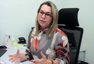 A delegada Elivania Aguiar em entrevista à Folha (Foto: Nilzete Franco/FolhaBV)