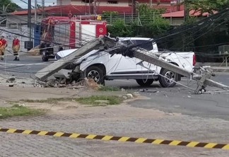 Acidente ocorreu na Avenida Mário Homem de Melo, bairro Mecejana, na manhã deste domingo, 3 (Foto: Divulgação)