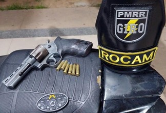 Revólver calibre 38 utilizado no crime (Foto: Divulgação)
