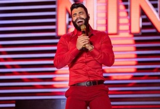 O cantor Gusttavo Lima durante show em Belo Horizonte (Foto: Instagram Gusttavo Lima)