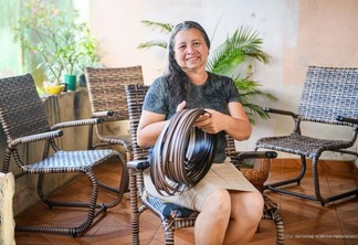 Dona Izaura é uma das 15 empreendedoras que assinaram o contrato do Programa de Apoio aos Pequenos Negócios de Boa Vista (Foto: Divulgação)