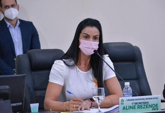Vereadora Aline Rezende— Foto: Arquivo Câmara Municipal de Boa Vista