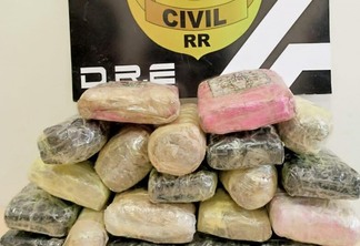 A droga apreendida em abril tinha o símbolo de um índio Paraguai, mesmo detalhe da droga apreendida no dia de ontem, (27), pelos policiais (Foto: Divulgação/Polícia Civil)