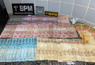 C.S.S. portava drogas e mais de R$100 nas roupas no momento da abordagem (Foto: Divulgação)