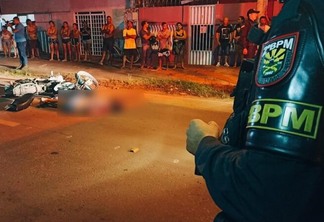 Motociclista foi alvejado por um outro motociclista que seguia o veículo (Foto: Divulgação)