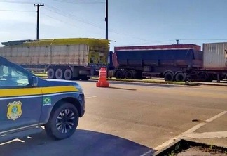 As cargas foram fiscalizadas pela PRF na rodovia BR 174 - Foto: PRF/Divulgação