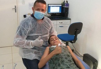 Gerson atua como dentista no interior de RR. Crédito: Arquivo Pessoal