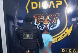 Infrator foi conduzido a sede da Dicap para que sejam tomadas as devidas providências (Foto: Divulgação)