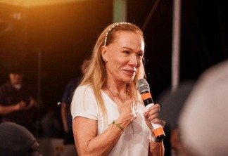 A ex-prefeita Teresa Surita em campanha (Foto:Divulgação)