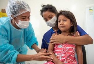 Meta para Campanha contra a Poliomielite é de vacinar pelo menos 95% das crianças menores de cinco anos (Foto: Welika Matos/Semuc)