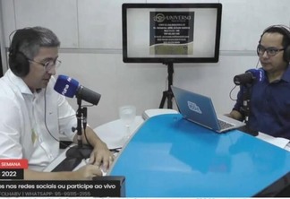 Edilson Damião durante entrevista ao programa Agenda da Semana (Foto: Reprodução)