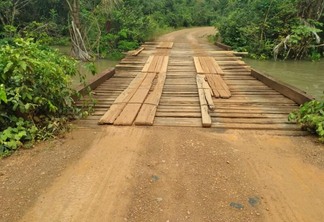 Será construída uma nova ponte (Foto: Divulgação)