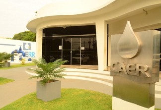 Sede da Companhia de Águas e Esgotos de Roraima, no bairro São Pedro (Foto: Nilzete Franco/FolhaBV)