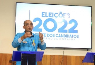 Candidato do PSOL, Fábio Almeida, durante o debate da Folha em 2022 (Foto: Nilzete Franco/FolhaBV)