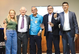 Evento mediado por Getúlio Cruz contou com os candidatos Fábio Almeida, Juraci Escurinho, Rudson Leite e Teresa Surita (Foto: Nilzete Franco/FolhaBV)