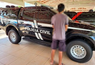 Pintor foi encaminhado à Custódia da Polícia Civil (Foto: Divulgação)