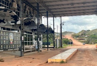Posto de fiscalização da FTSP em Pacaraima, na fronteira com a Venezuela (Foto: Divulgação)