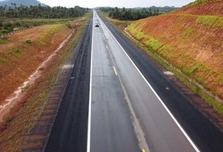 Com a intervenção, trajeto até Boa Vista foi reduzido em mais de 34 quilômetros - Foto: DNIT/Divulgação