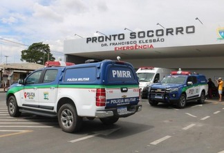A vítima foi direcionada até o pronto socorro do Hospital Geral de Roraima para ser socorrida (Foto: Nilzete Franco/Folha BV)