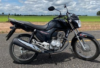 A motocicleta de placa RZA-5G87 ainda não foi localizada. (Foto: Arquivo pessoal)