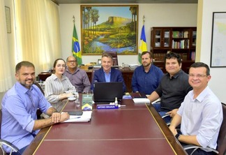 Reunião foi realizada por videoconferência (Foto: Fernando Oliveira/Secom-RR)