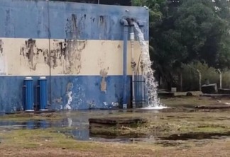 O Reservatório é destinado ao abastecimento de água potável à população (Foto: Reprodução)