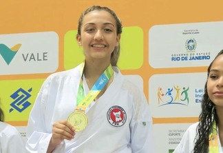 Larissa Amorim conquistou o ouro (Foto: Divulgação)