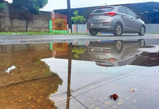 Defesa Civil de Boa Vista afirma que os pluviômetros captaram uma precipitação elevada em toda cidade (Foto: Vanessa Fernandes/FolhaBV)