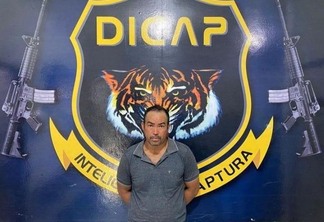 Foragido foi levado à sede da Dicap- Foto: Divulgação/Dicap