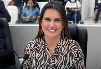 A vereadora Tuti Lopes durante sessão na Câmara Municipal de Boa Vista (Foto: Ascom Parlamentar)
