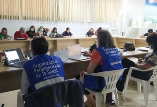 Reunião foi voltada para apresentação das ações de combate ao sarampo (Foto: Ascom Sesau)