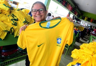 A cabeleireira Yorlenis Avilez é uma das otimistas para a vitória do Brasil na partida de hoje- Foto Nilzete Franco/FolhaBV