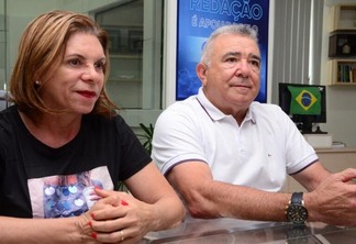 Lena Matos e Luís Timbó são representantes da Abav Roraima  (Foto: Nilzete Franco/FolhaBV)