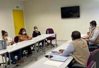 A reunião foi realizada na Casa da Mulher Brasileira. (Foto: Divulgação)